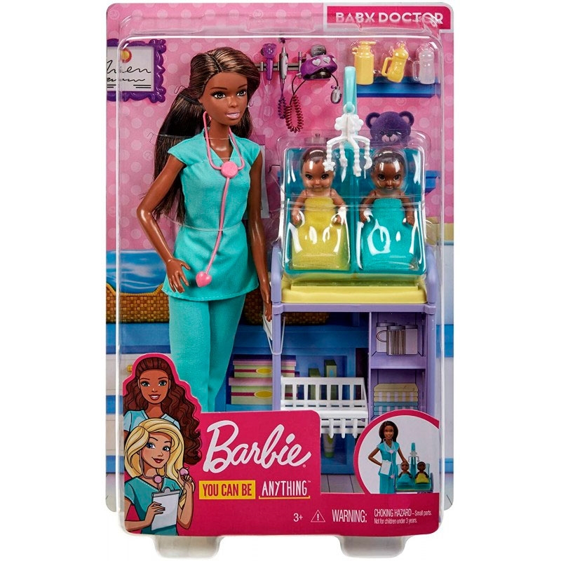 BONECA BARBIE PROFISSOES PEDIATRA MORENA - MATTEL - GKH24 - Image 2